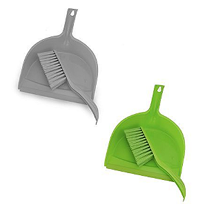 KIT LIMPEZA PÁ E VASSOURA 22X31CM - CLINK