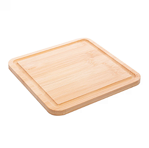 TÁBUA DE BAMBU SQUARE 17X17CM - LYOR