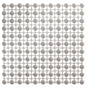 TAPETE QUADRADO DE PVC COM ANTIDERRAPANTE PARA BANHEIRO CINZA 45CMX45CM- LYOR