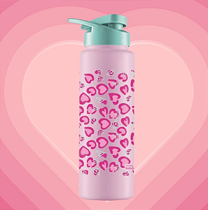 GARRAFA SQUEEZE SPORT CORAÇÕES 750ML - BANDEIRANTES