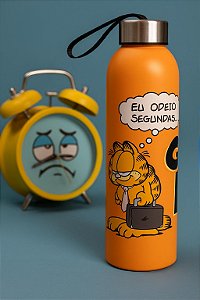 GARRAFA SQUEEZE GARFIELD ODEIO SEGUNDAS 800ML - BANDEIRANTES