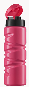 GARRAFA SQUEEZE ROSA FLORESCENTE 750ML - BANDEIRANTES