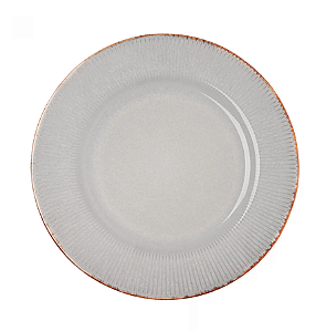 PRATO RASO DE CERÂMICA LINEAR 27CM - LYOR