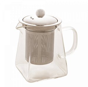 CHALEIRA DE VIDRO BOROSSILICATO 550ML - LYOR