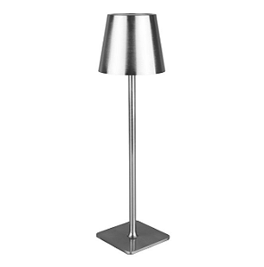 LUMINÁRIA DE MESA ELEGANCE 38CM 3 TONS USB PRATA - LYOR