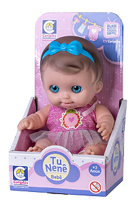 BONECA TU NENE COM TIARA - COTIPLAS