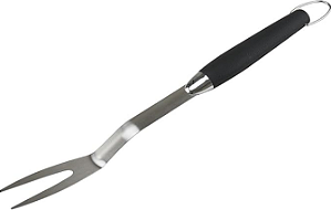 GARFO PARA CHURRASCO EM AÇO INOX COM CABO EMBORRACHADO BEEF CLUB 45CM - FULLFIT