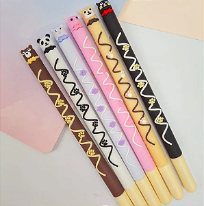 CANETA FOFA EM GEL PERFUMADA BICHINHOS - DAFU