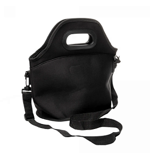 BOLSA TÉRMICA DE NEOPRENE COM ALÇA PRETA 30X15X29CM - LYOR
