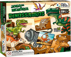 JOGO DE MEMORIA  DINOSSAUROS - UNICA - 7269-2