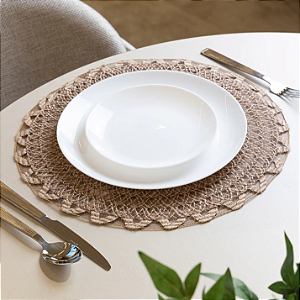 LUGAR AMERICANO DE JUTA TRANÇADO PEQUENO 38CM - WOLFF