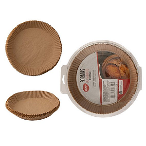 KIT 50 PÇS FORMA DESCARTÁVEL PARA FRITADEIRA ELÉTRICA 20X20CM - CLINK