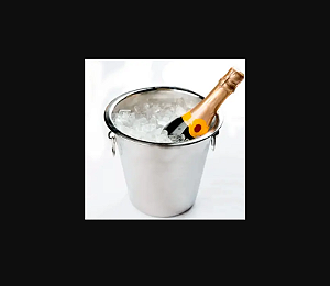 BALDE DE AÇO INOX COM ARGOLAS 4 LITROS CHAMPAGNE - WELLMIX