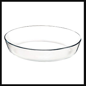 TRAVESSA ASSADEIRA DE VIDRO OVAL 25X17X6CM 1,5 LITROS - FLASHGOODS