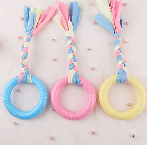 BRINQUEDO PET COM ARGOLA CABO DE GUERRA 22X7CM - C3B