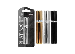 FRASCO PORTA PERFUME PORTÁTIL DE VIDRO RECARREGÁVEL 10ML - C3B