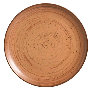 PRATO SOBREMESA DE CERÂMICA KYAA TERRACOTA 21CM - ALLEANZA