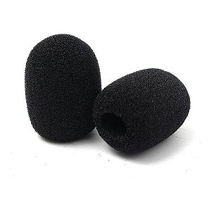 2 Espumas para microfone de lapela