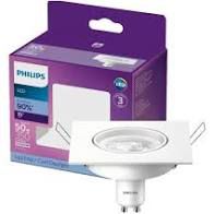 SPOT LED 5 WATS 6500K EMBUTIR QUADRADO GU10 PHILIPS