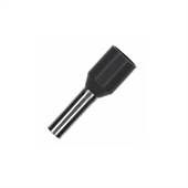 TERMINAL TUBULAR CURTO 1,5MM PRETO CT3607