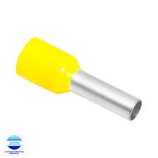 TERMINAL TUBULAR CURTO 06MM AMARELO ZV3AE0058