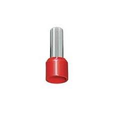 TERMINAL TUBULAR CURTO 35MM VERMELHO CT3614