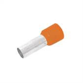 TERMINAL TUBULAR CURTO 4,MM LARANJA CT3609