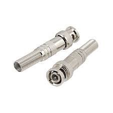 CONECTOR BNC TIPO MOLA COM PARFUSO RG59