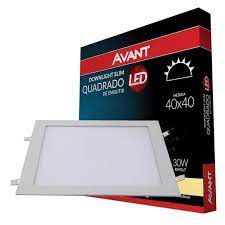 PAINEL LED 30W 6500K EMBUTIR LUZ BRANCA AVANT
