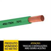 CABO FLEXÍVEL ANTICHAMA 750V 1,5MM VD