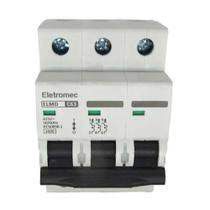 DISJUNTOR CURVA C 3X50A 5KA ELETROMEC