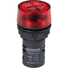 SINALEIRO 22MM VERM-SONORO 220V BZ20-2L-R METALTEX