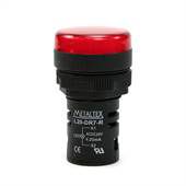 SINALEIRO 22MM VERMELHO 110V L20-DR1-R METALTEX