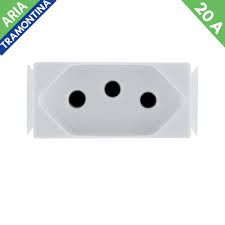 TOMADA ARIA 2P+T 20A 250V BR S/PLACA 57217/032