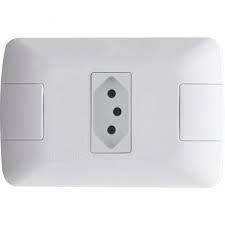 TOMADA ARIA 2P+T 20A 250V BR C/PLACA 57241/013