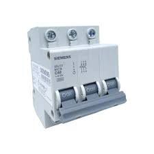 DISJUNTOR DIN TRIFASICO CURVA C 40A SIEMENS