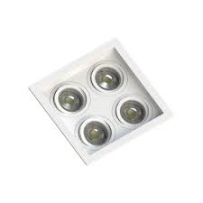 SPOT EMBUTIR QUADRADO RECUADO 4 MR16 SE 3302895 S/E