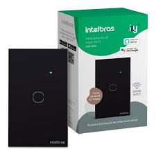 INTERRUPTOR INTELIGENTE 1 VIA TOUCH WI-FI EWS 1001 PT INTELBRAS