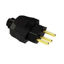 PLUGUE MACHO 2P+T 20A 250V PRETO 13302097 WEG