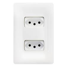 TOMADA ZEFFIA DUPLA 2P+T 10A 250V 680111