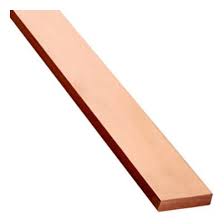 BARRA DE COBRE CHATA 122A 15X88X3,18MM 5/8X1/8 DIVERSOS