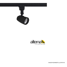TRILHO STE PR 2 METROS COM ALIMENTADOR ALTENA TRA0004