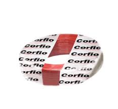 ROLO CABO FLEXÍVEL 750V 16MM VERMELHO CORFIO