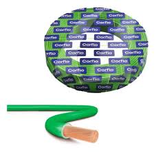 ROLO CABO FLEXÍVEL 750V 16MM VERDE CORFIO