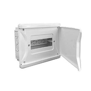 QUADRO PVC SOBREPOR 8 DIN S/ BARRAMENTO KRONA