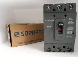 DISJUNTOR CAIXA MOLDADA 22KA 3PÓLOS 150A DSJN SOPRANO