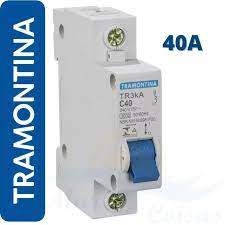 DISJUNTOR CURVA C 1X40A 3KA TRAMONTINA