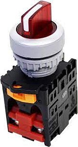 CHAVE COMULTADORA 2P FIXO VM XB2BK2465 1NA 1NF METALTEX