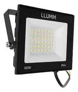 PROJETOR LED 50 WATS BIV 6500K IP65 3750 LUMES LLUMM