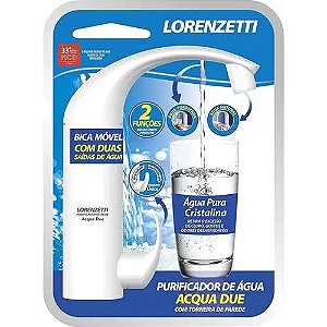 TORNEIRA PIA BM+FILTRO ABS PAREDE ACQUA DUE LORENZETTI
